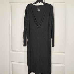 Sonoma Charcoal Nursing/Breastfeeding Leisure Dress